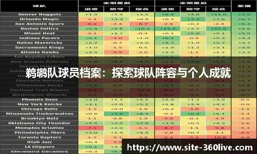 鹈鹕队球员档案：探索球队阵容与个人成就