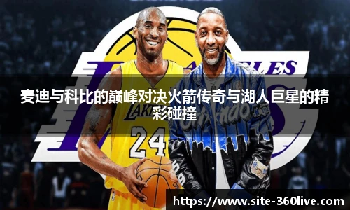 麦迪与科比的巅峰对决火箭传奇与湖人巨星的精彩碰撞